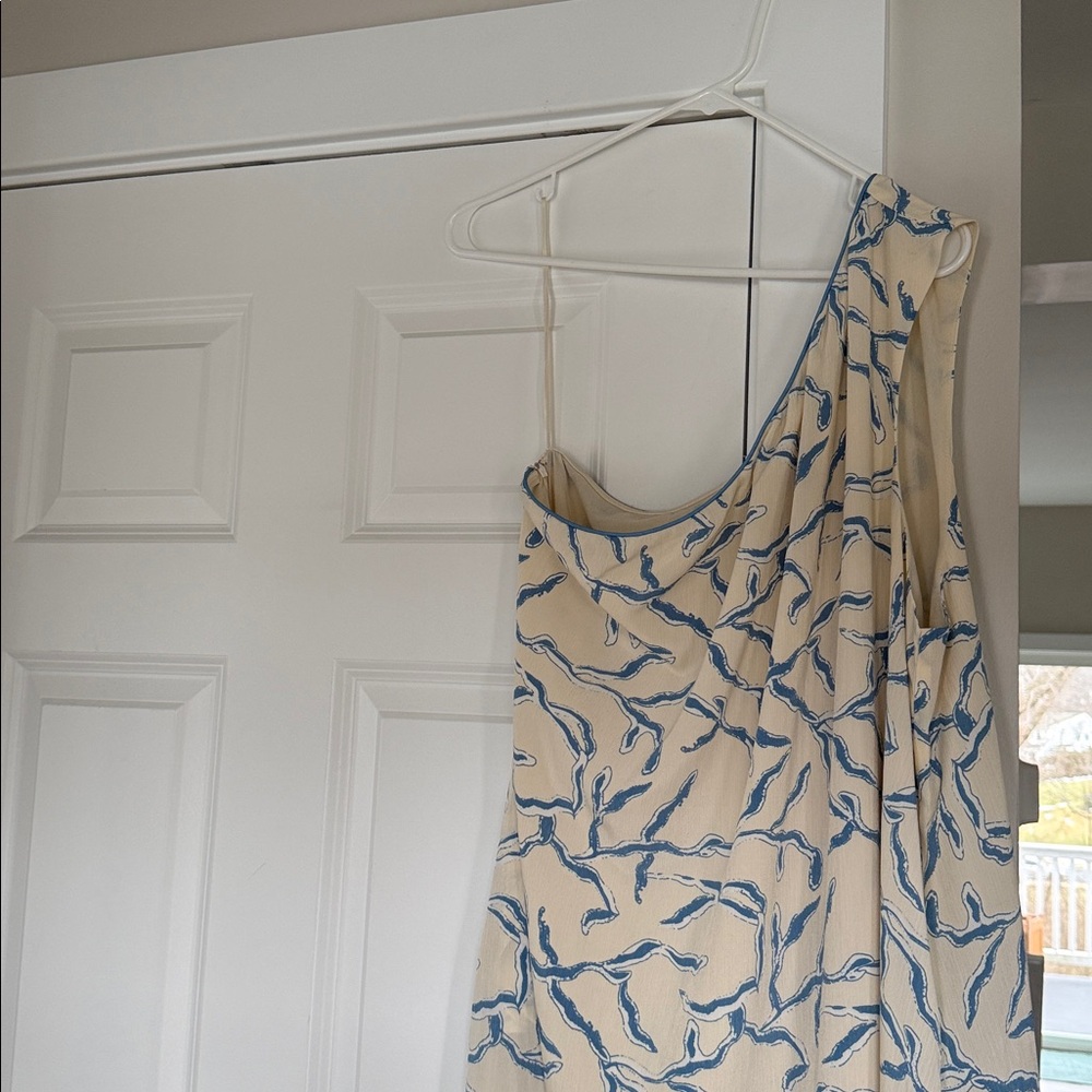 Tuckernuck Hyacinth House Seaside Sabine Dress Cream Blue Size XXL Resort - Picture 11 of 13